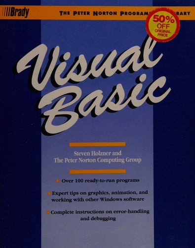 VISUAL BASIC PROGRAMMING, de HOLZNER | portada del libro