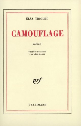 CAMOUFLAGE, de Triolet | portada del libro