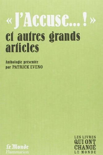 ACCUSE...! ET AUTRES GRAND, de COLLECTIFS FLAMMARION | portada del libro