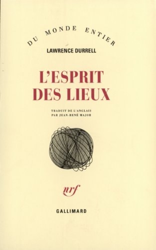 L'ESPRIT DES LIEUX, de Durrell | portada del libro