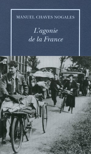 L'AGONIE DE LA FRANCE, de Manuel Chaves Nogales | portada del libro