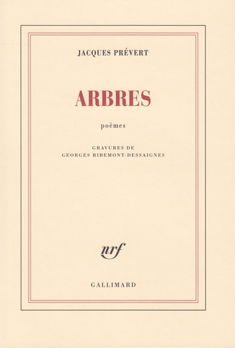 ARBRES, de Jacques Prévert | portada del libro