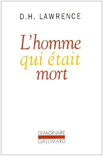 L'HOMME QUI ETAIT MORT, de David Herbert Lawrence | portada del libro