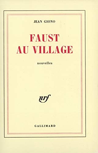 FAUST AU VILLAGE, de Giono | portada del libro