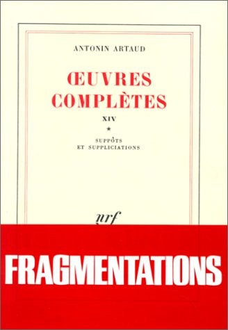 OEUVRES COMPLETES T14-1, de Antonin Artaud | portada del libro