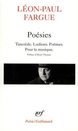 POESIES, de Léon-Paul Fargue | portada del libro