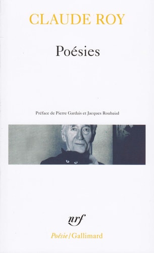 POESIES, de Claude Roy | portada del libro