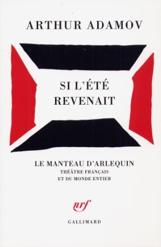 SI L'ETE REVENAIT, de Adamov | portada del libro