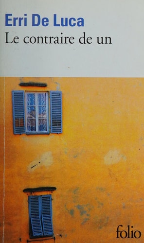 CONTRAIRE DE UN, de Erri De Luca | portada del libro