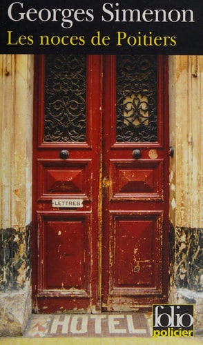 LES NOCES DE POITIERS, de Simenon | portada del libro