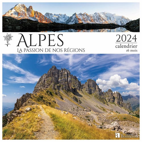 CALENDRIER ALPES 2024, de COLLECTIF | portada del libro
