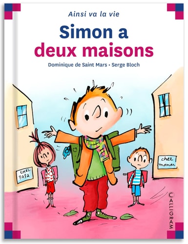 Simon a deux maisons, de Dominique de Saint Mars | portada del libro