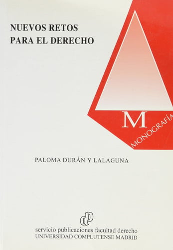 NUEVOS RETOS PARA EL DERECHO, de DURAN Y LALAGUNA | portada del libro