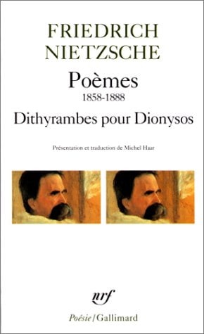 POEMES 1858-1888 / FRAGMENTS POETIQUES / DITHYRAMBES POUR DI, de Friedrich Nietzsche | portada del libro