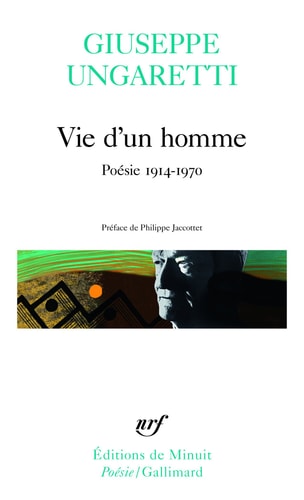 VIE D'UN HOMME, de Giuseppe Ungaretti | portada del libro
