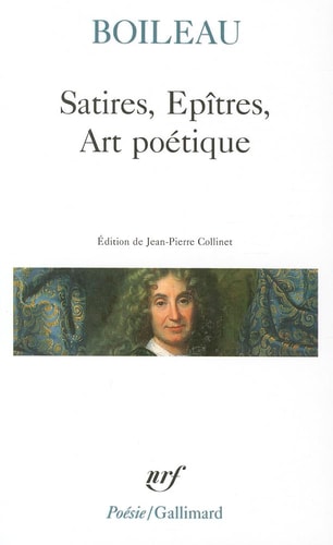 SATIRES / EPITRES / ART POETIQUE, de Boileau Nicolas | portada del libro