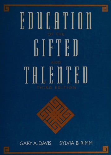 EDUCATION OF THE GIFTED, de RIMM | portada del libro