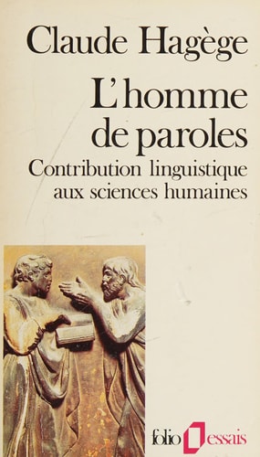 L'HOMME DE PAROLES, de Hagège | portada del libro