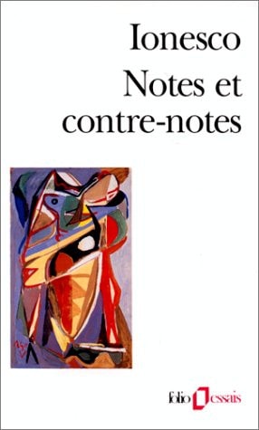 NOTES ET CONTRE-NOTES, de Eugène Ionesco | portada del libro