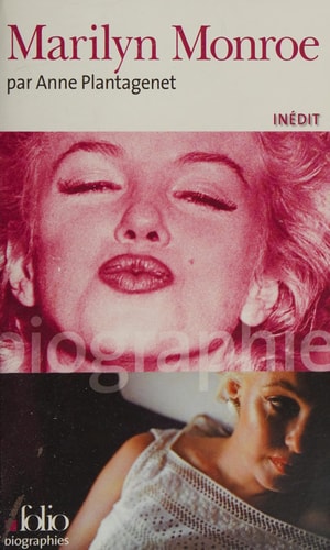 MARILYN MONROE, de Anne Plantagenet | portada del libro