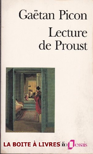 LECTURE DE PROUST, de Picon | portada del libro