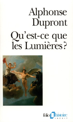 QU'EST-CE QUE LES LUMIERES ?, de Alphonse Dupront | portada del libro