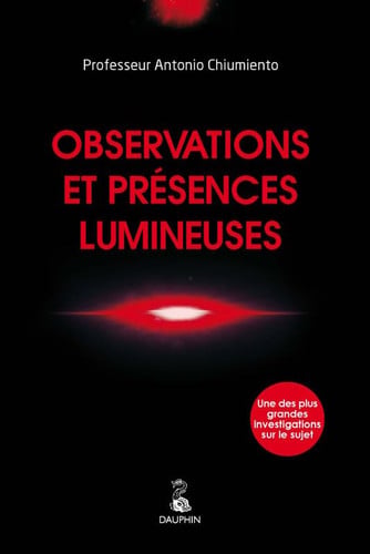 OBSERVATIONS ET PRESENCES LUMINEUSES, de CHIUMIENTO ANTO | portada del libro