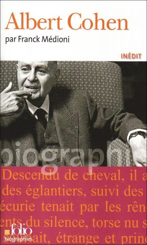 ALBERT COHEN, de Franck Médioni | portada del libro