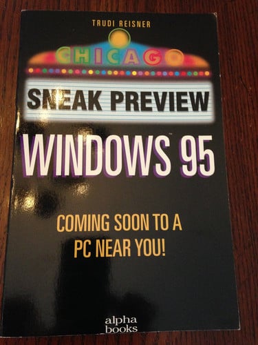 WINDOWS 95 SNEAK PREVIEW, de REISNER | portada del libro