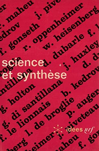 SCIENCE ET SYNTHESE, de Collectifs | portada del libro