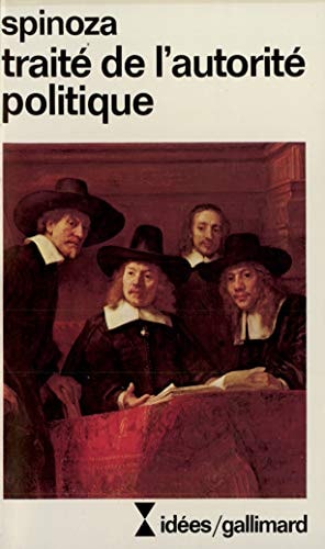 TRAITE DE L'AUTORITE POLITIQUE, de Spinoza | portada del libro