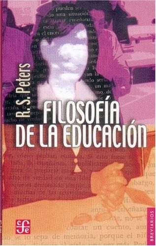 FILOSOFIA EDUCACION, de PETERS | portada del libro