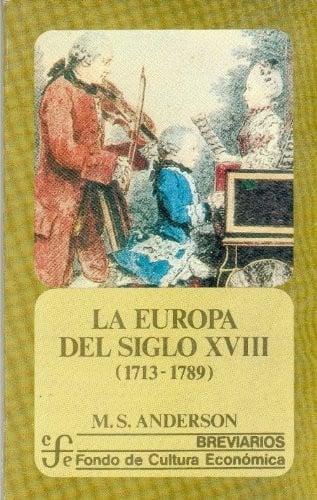 EUROPA DEL SIGLO XVIII, de ANDERSON | portada del libro