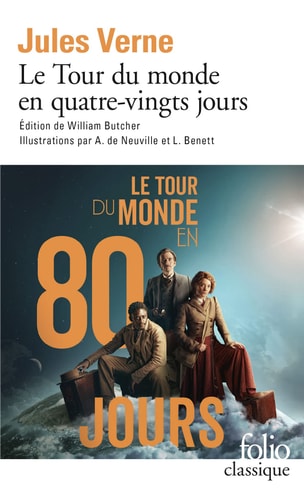 TOUR DU MONDE EN 80 JOURS, de Jules Verne | portada del libro