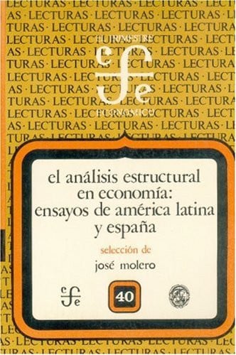 ANALISIS ESTRUCTURAL ECONOMIA, de MOLERO | portada del libro
