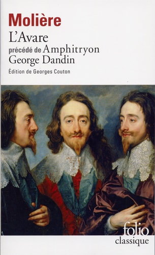AMPHITRYON / GEORGE DANDIN / L'AVARE, de Moliere | portada del libro