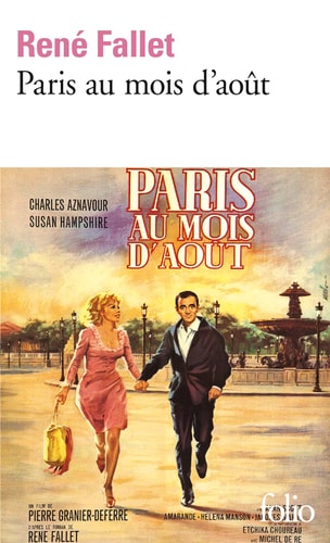PARIS AU MOIS D'AOUT, de René Fallet | portada del libro