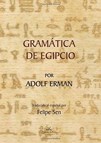Gramática de Egipcio por Adolf Erman, de Erman | portada del libro