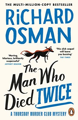 THE MAN WHO DIED TWICE, de Richard Osman | portada del libro