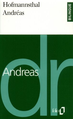ANDREAS/ ANDREAS, de Hugo von Hofmannsthal | portada del libro