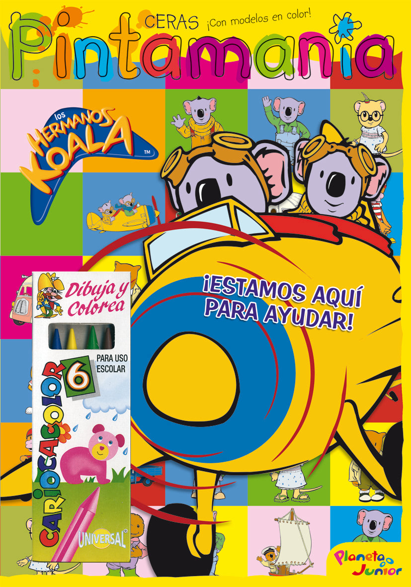 Los Hermanos Koala. Pintamanía Ceras, de Los Hermanos Koala | portada del libro