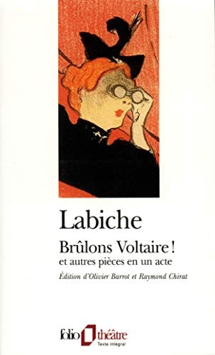 BRULONS VOLTAIRE ET AUTRES PIECES EN UN ACTE, de Eugène Labiche | portada del libro