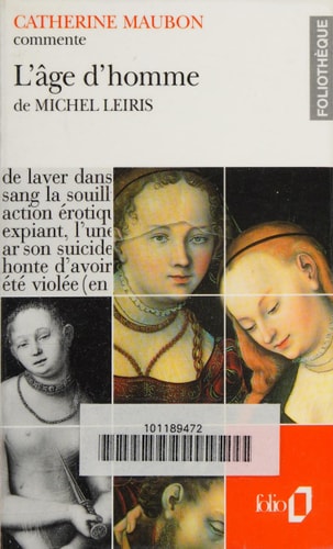 L'AGE D'HOMME DE MICHEL LEIRIS ESSAI ET DOSSIER, de Catherine Maubon | portada del libro