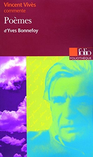 POEMES D'YVES BONNEFOY, de Vincent Vivès | portada del libro