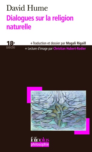DIALOGUES SUR LA RELIGION NATURELLE, de David Hume | portada del libro
