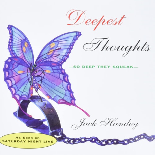 DEEPEST THOUGHTS, de Jack Handey | portada del libro