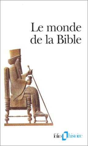 Le monde de la Bible, de André Lemaire | portada del libro