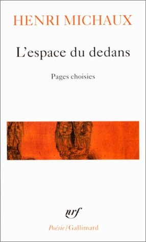 L'ESPACE DU DEDANS, de Henri Michaux | portada del libro