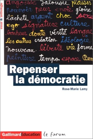 REPENSER LA DEMOCRATIE, de Rose-Marie Lamy | portada del libro