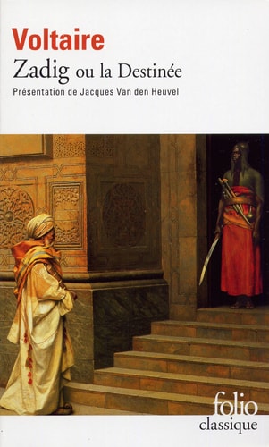 ZADIG OU LA DESTINEE, de Voltaire | portada del libro